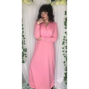 Vintage pink maxi